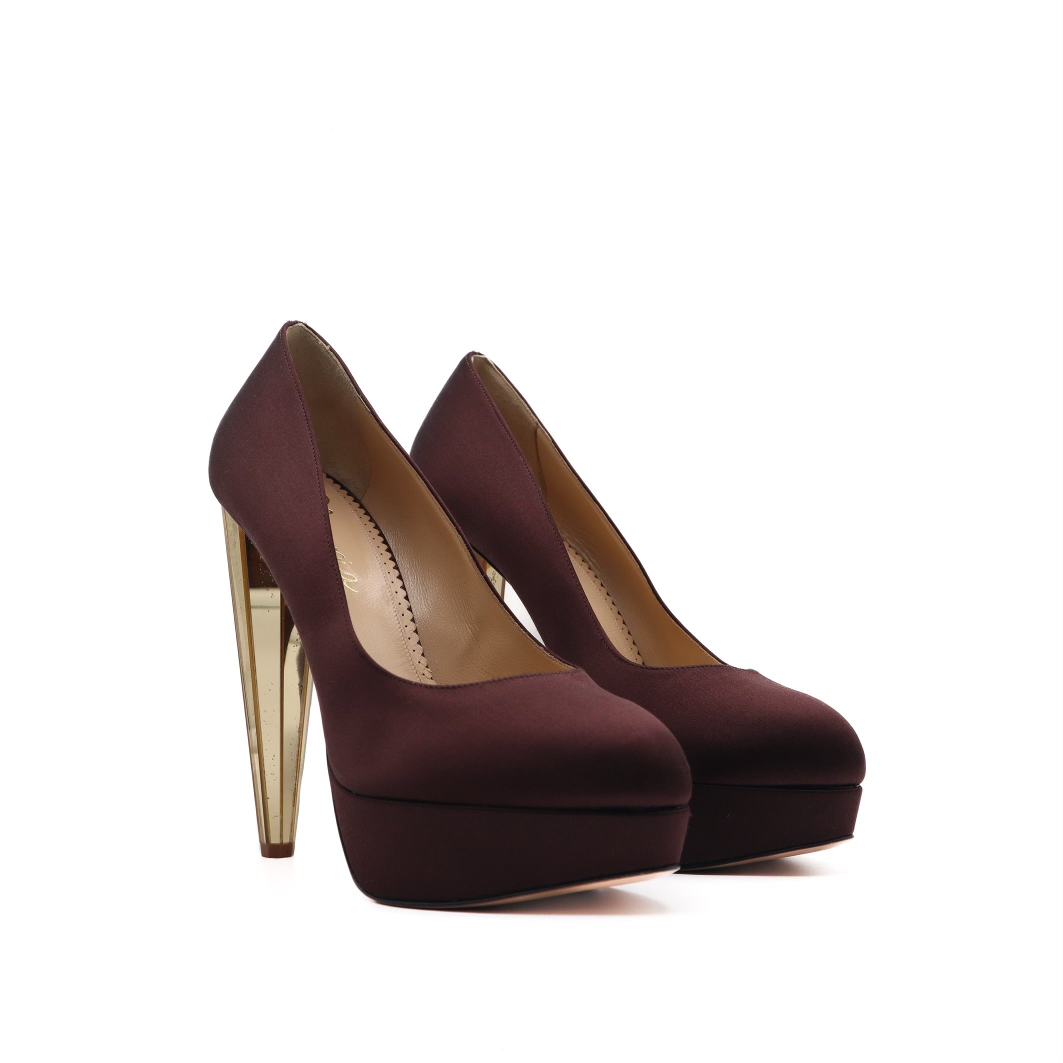 Showbiz Sebia Satin Platform Pumps