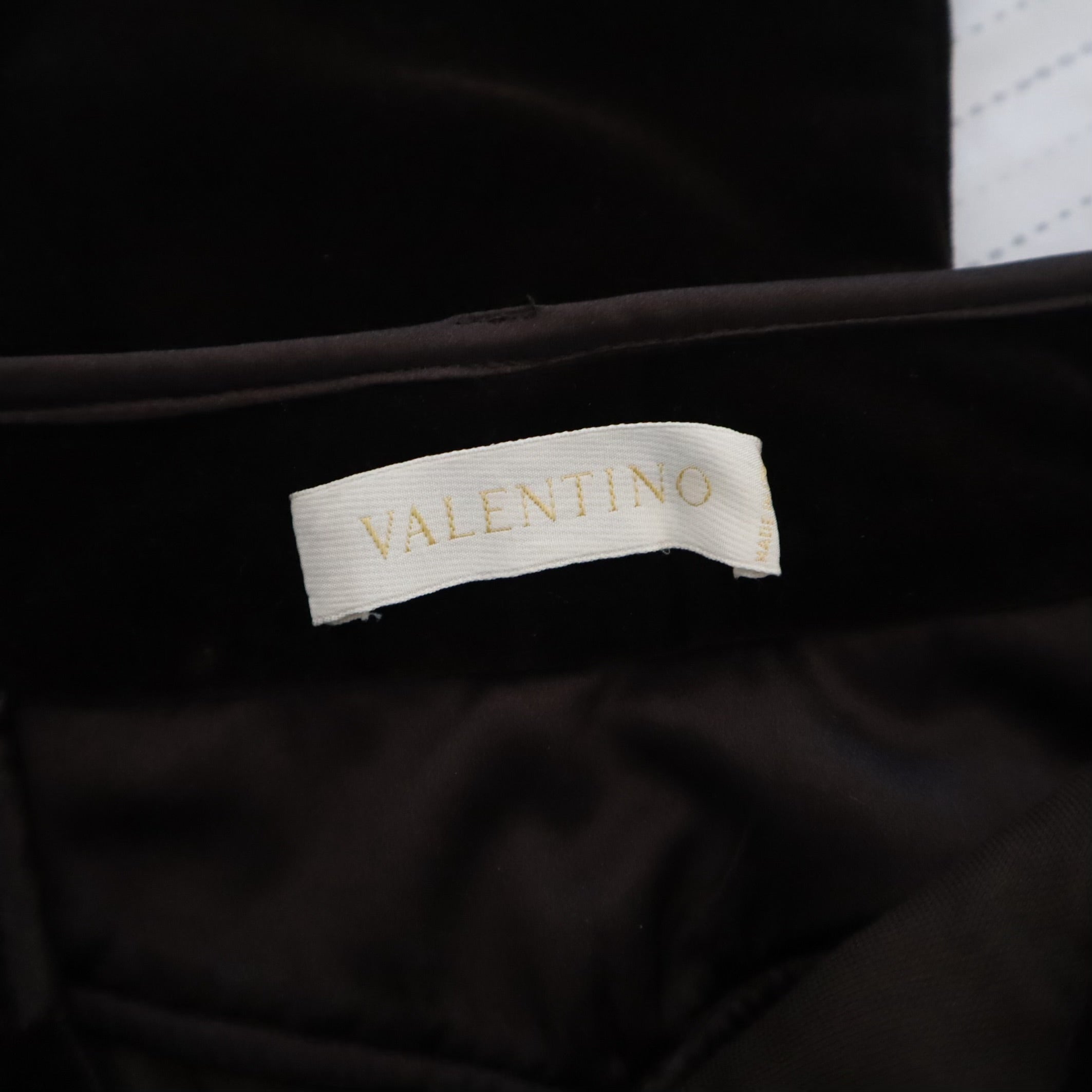 Vintage FW 2005 Chocolate Velvet Straight Leg Pants Size 4