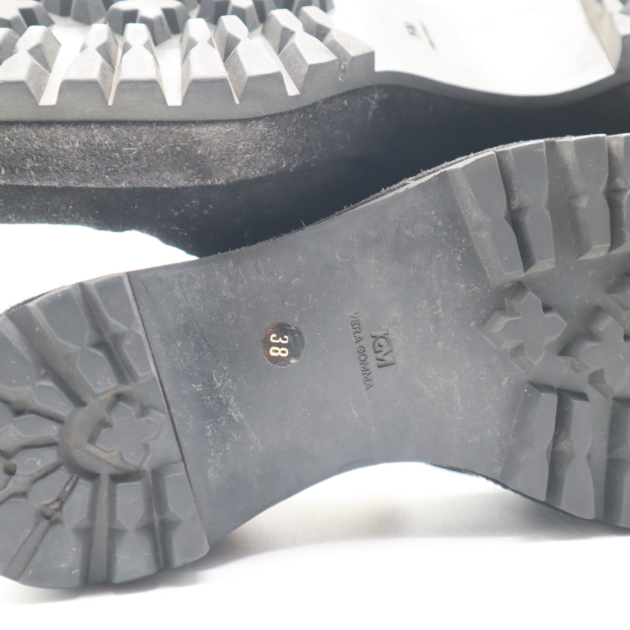 Vintage Mary Jane Suede Wedges Size 38