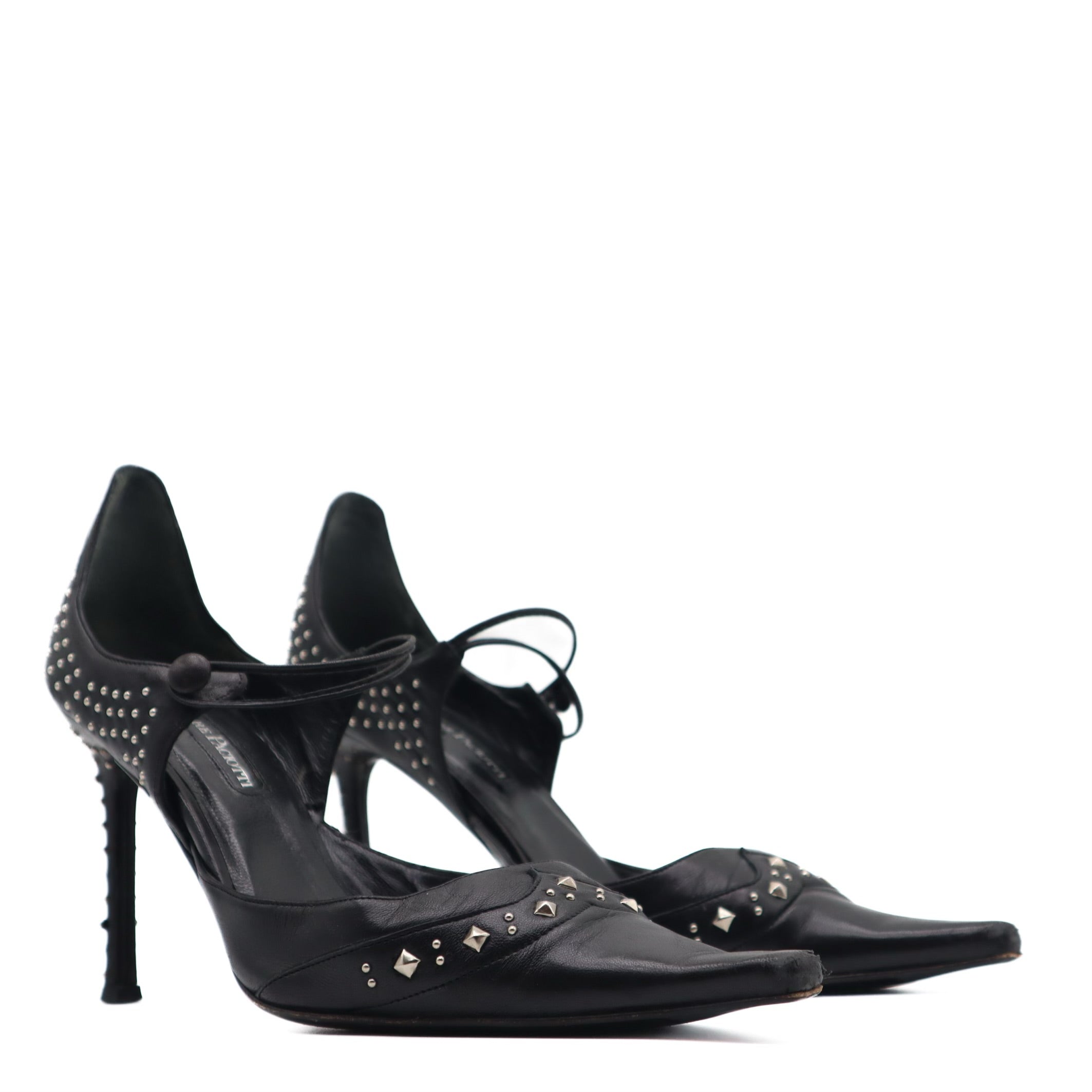 Western Gothic Studded Mary Jane Pump Size 36.5