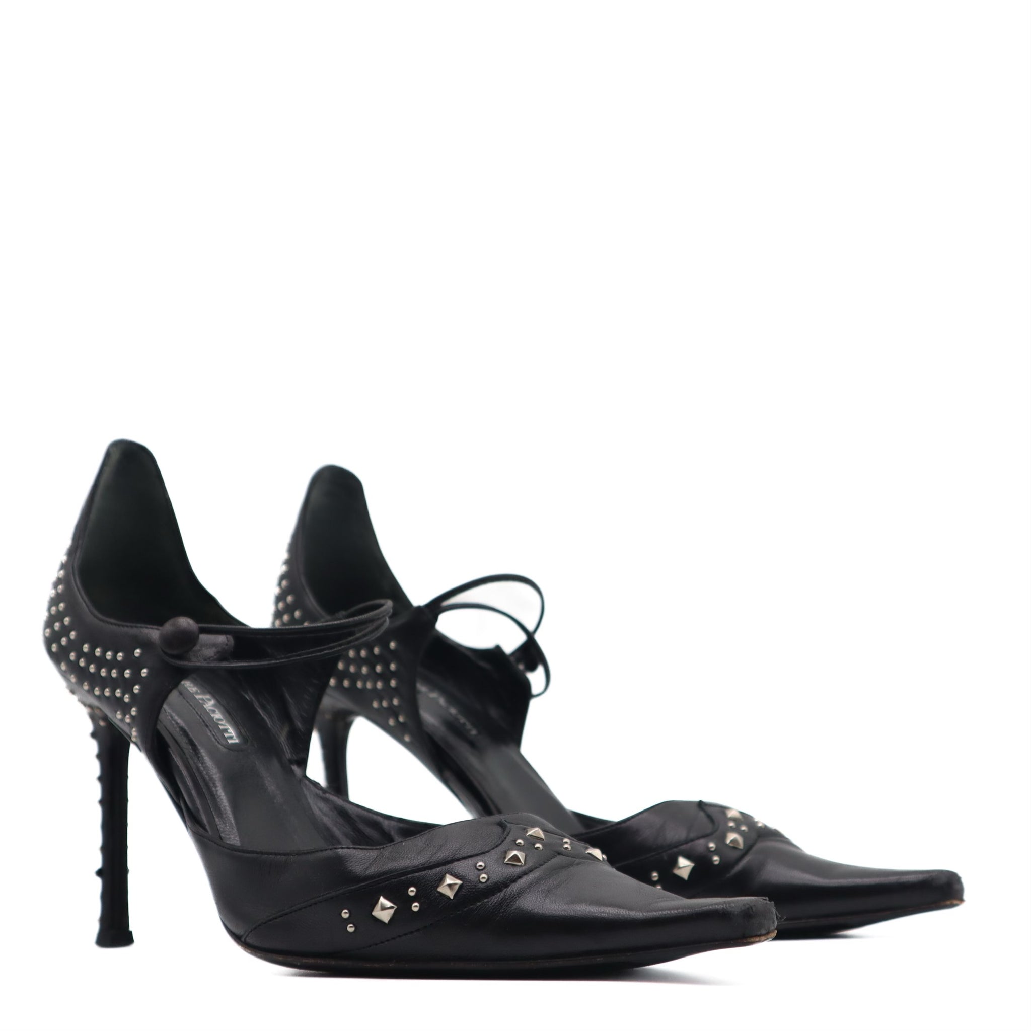 Western Gothic Studded Mary Jane Pump Size 36.5
