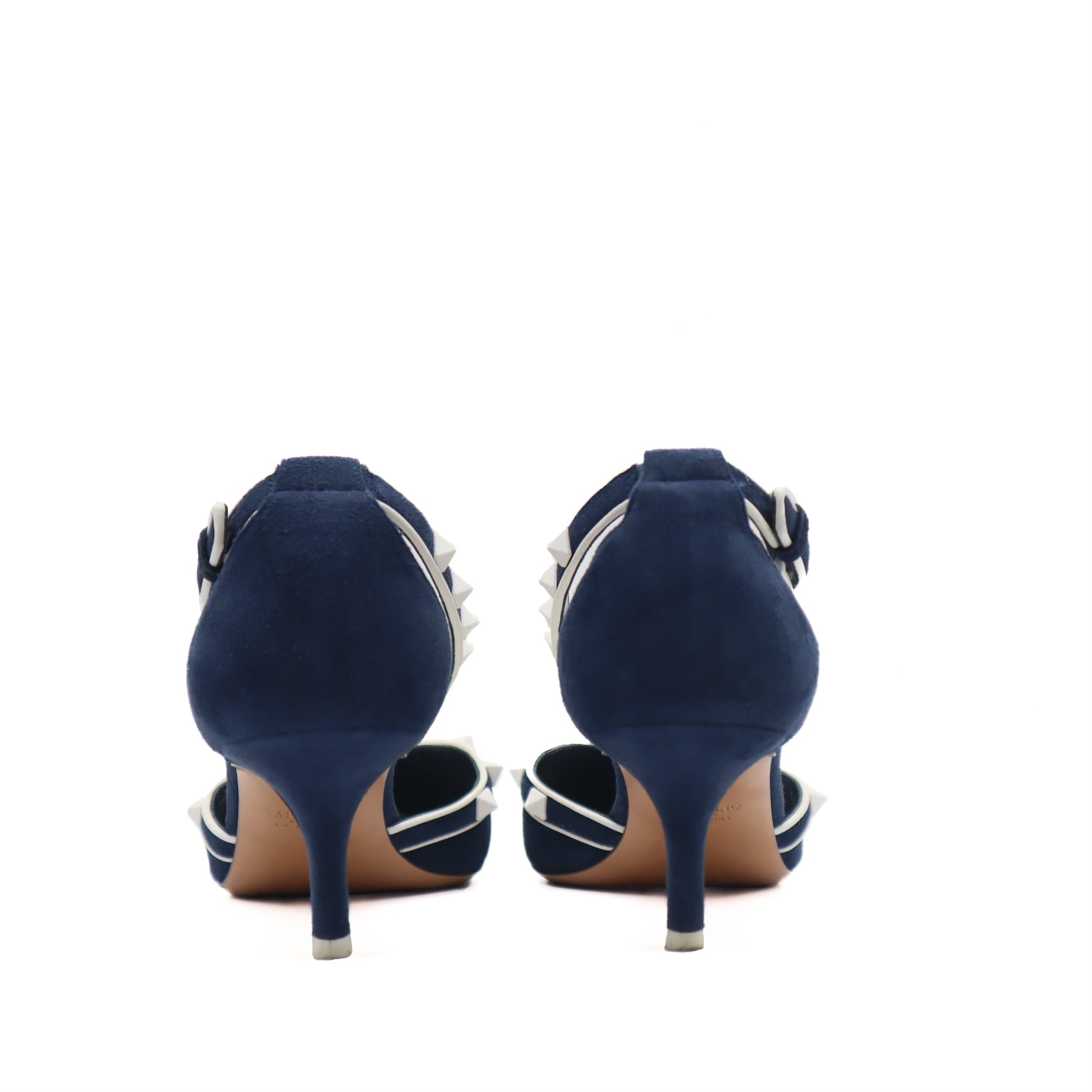 Suede Rockstud D'Orsay Pump Size 40