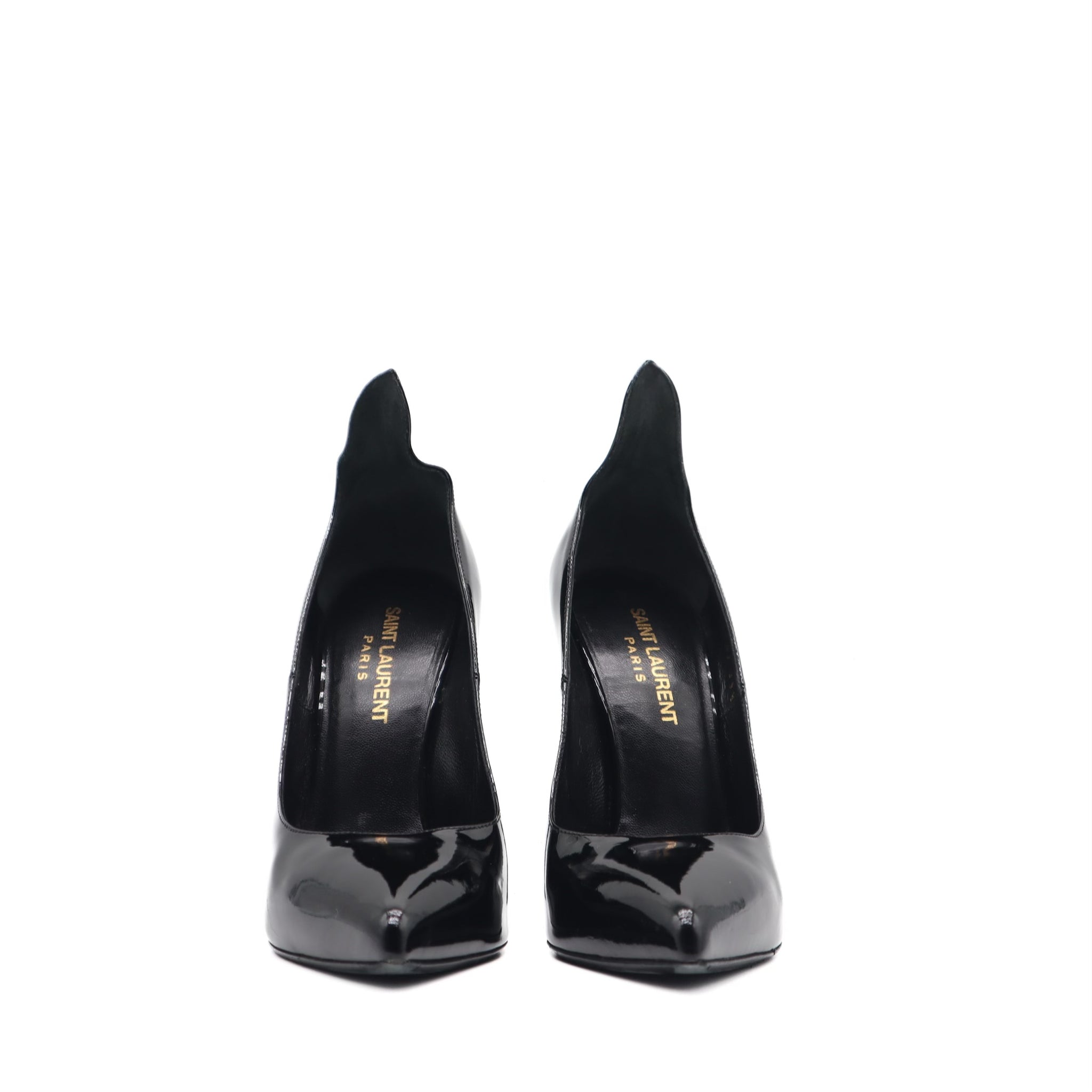 Thorn Patent Leather Pointed Toe Pump Size 35.5 EU