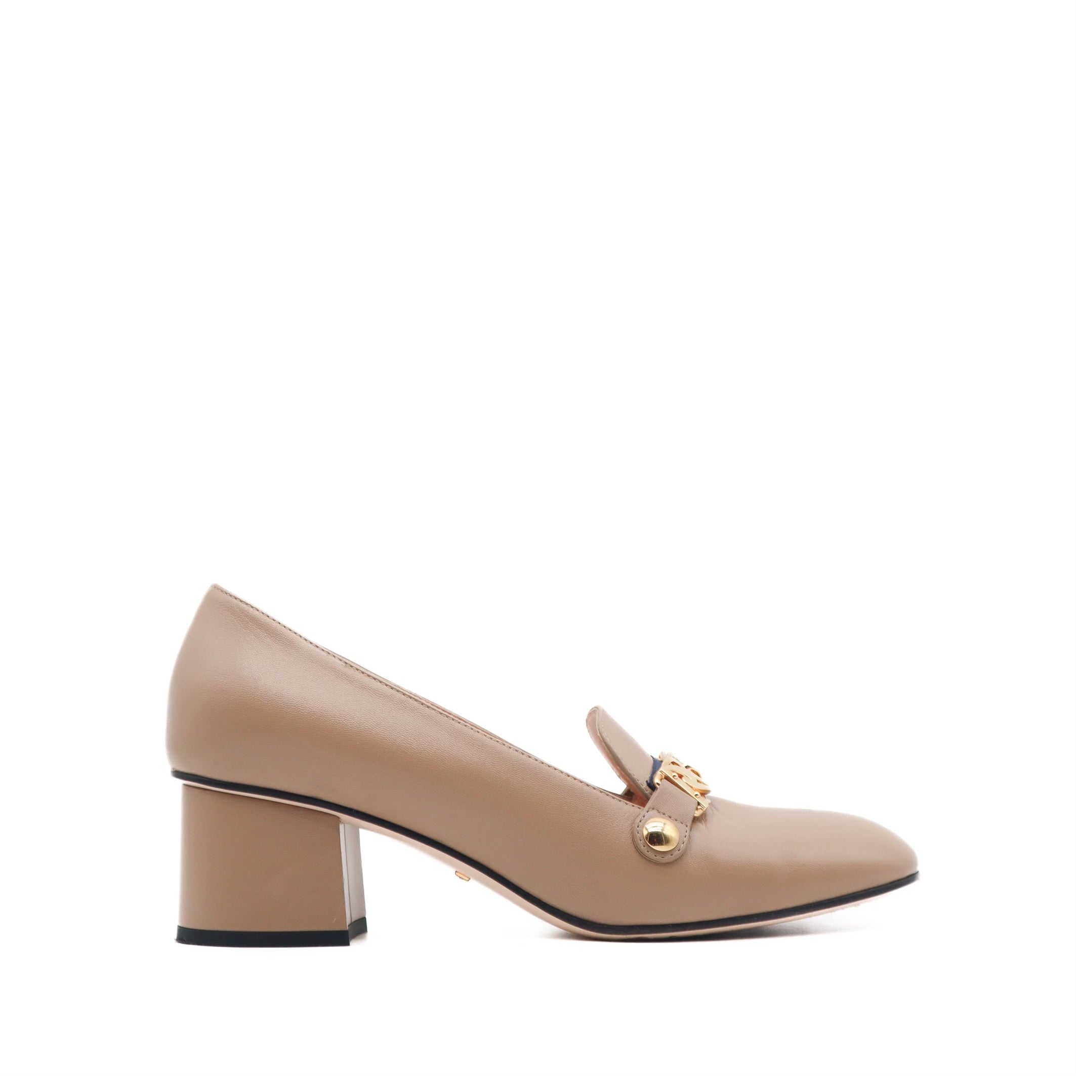 Sylvie Chain Heeled Loafers Size 39