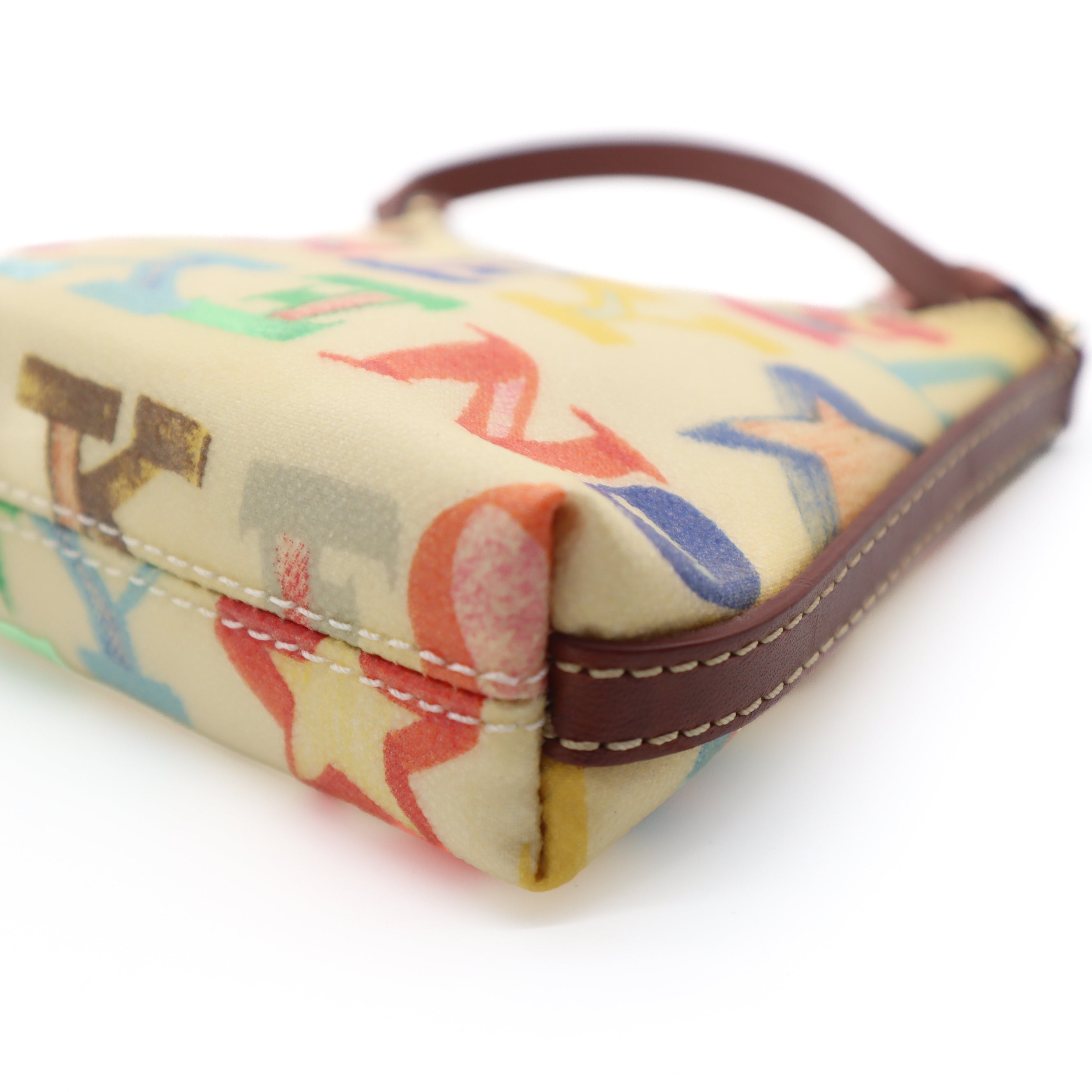 Vintage Western Star Doodle Monogram Mini Bag