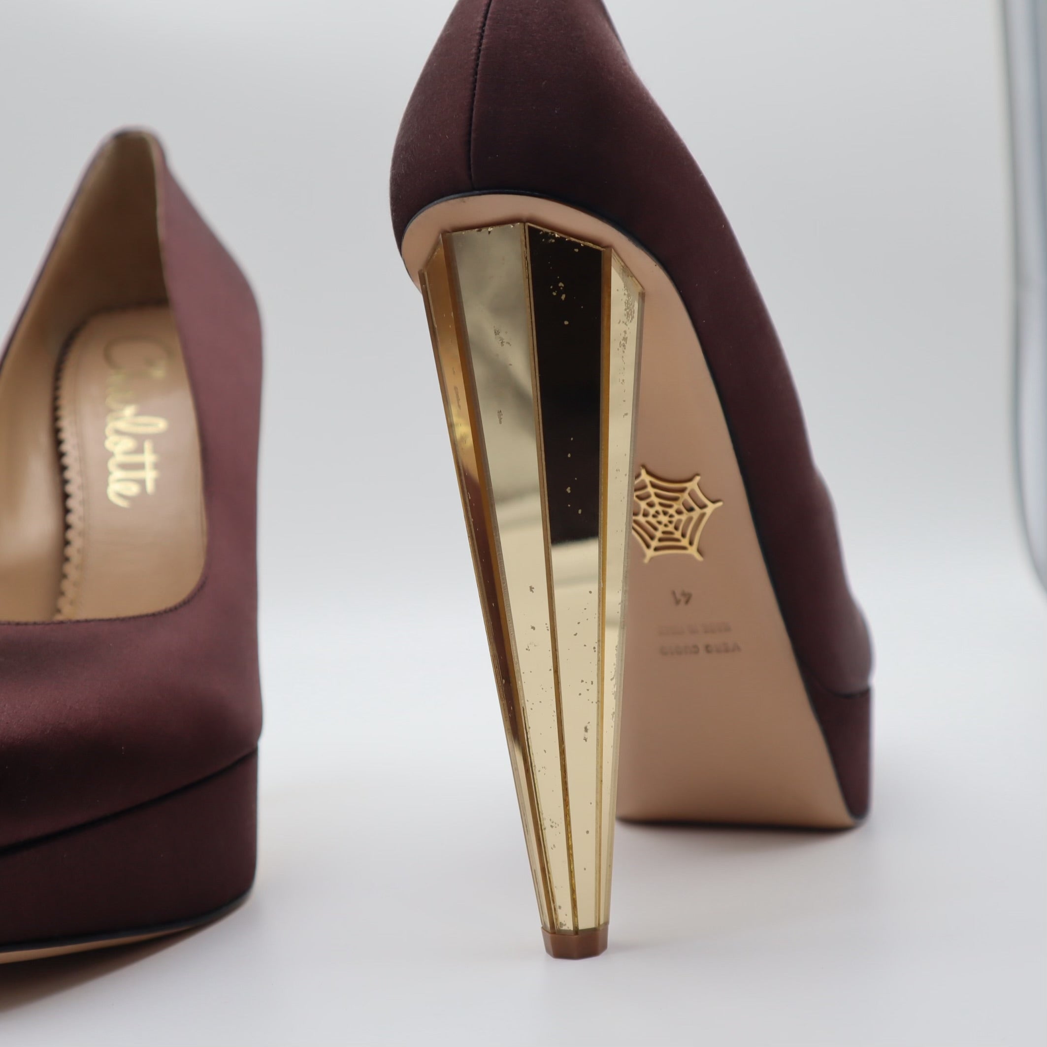 Showbiz Sebia Satin Platform Pumps