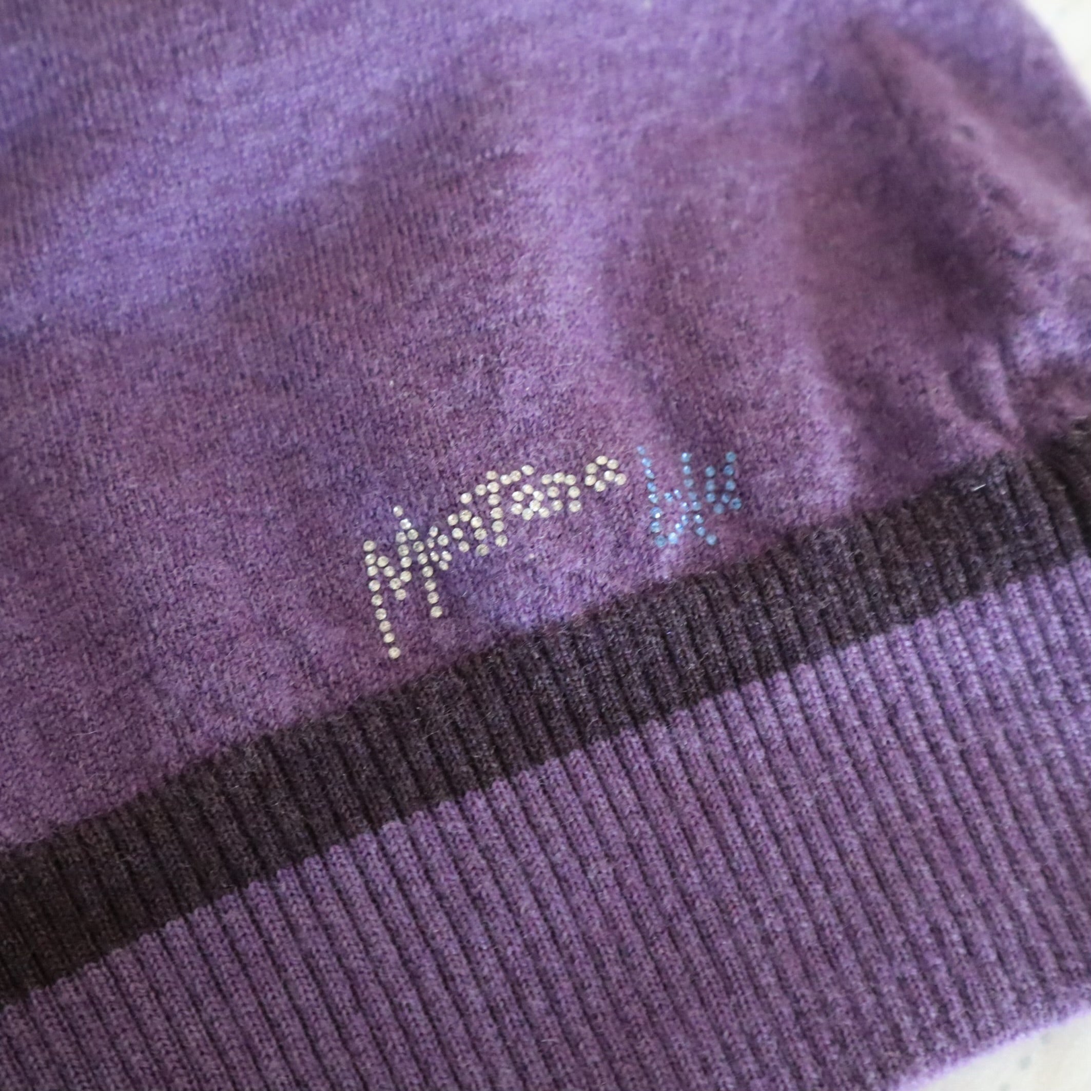 Montana Blu Vintage Purple Sweater Vest