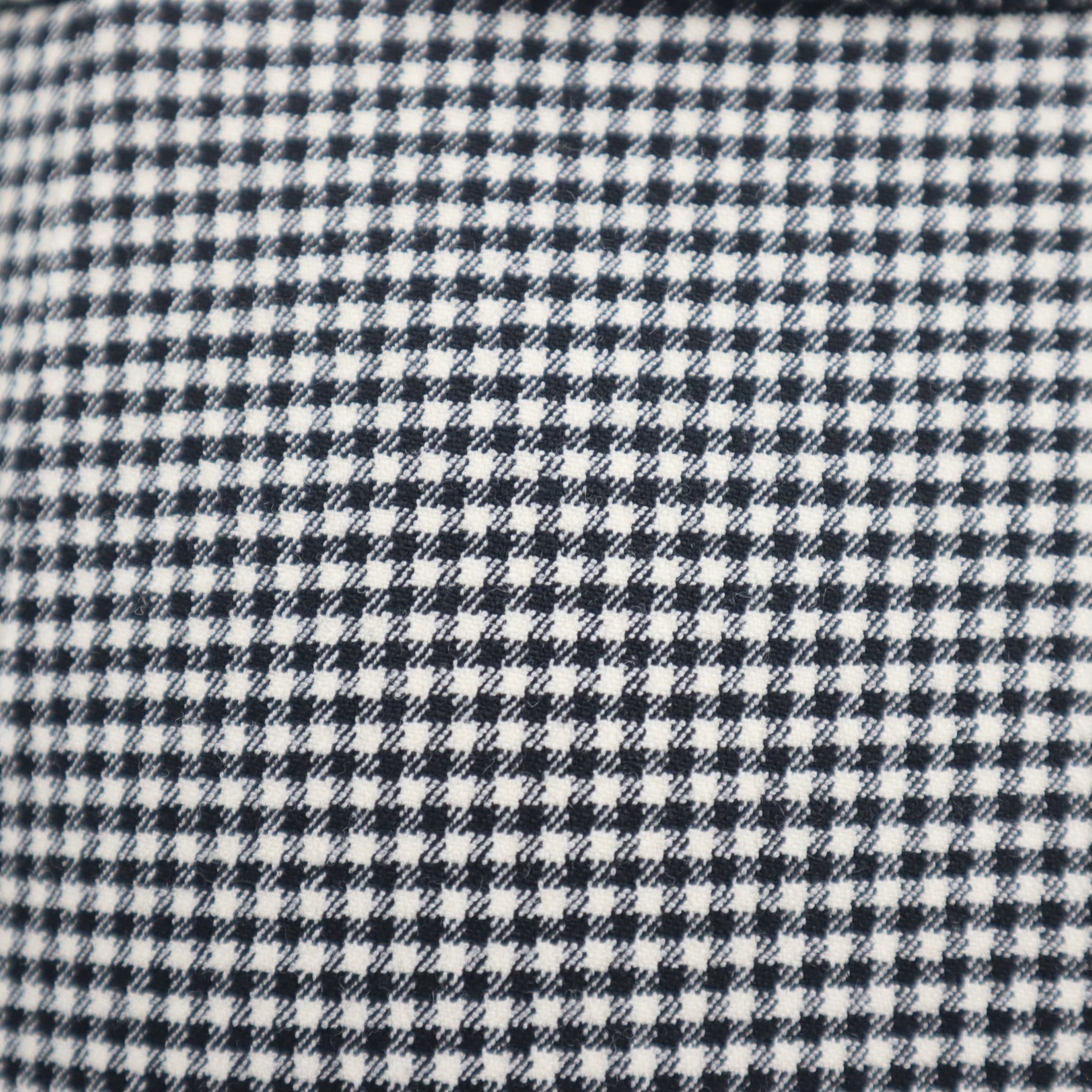 Layla Checkered Zippered Virgin Wool Mini Skirt
