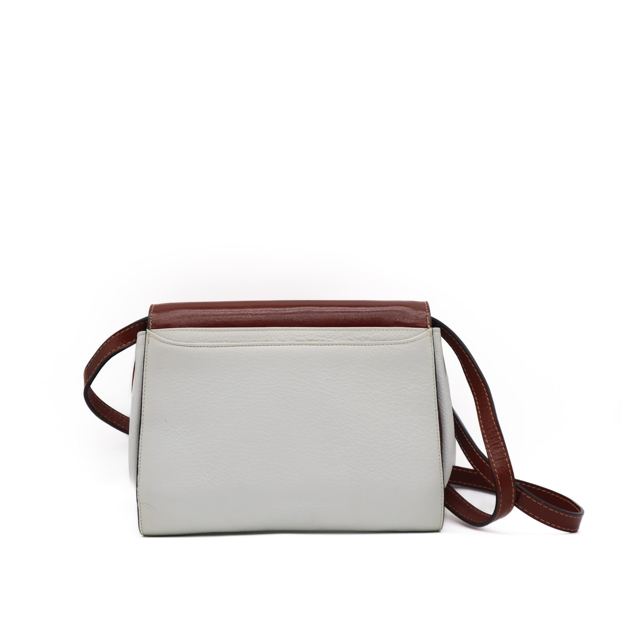Vintage Color Block Crossbody Bag