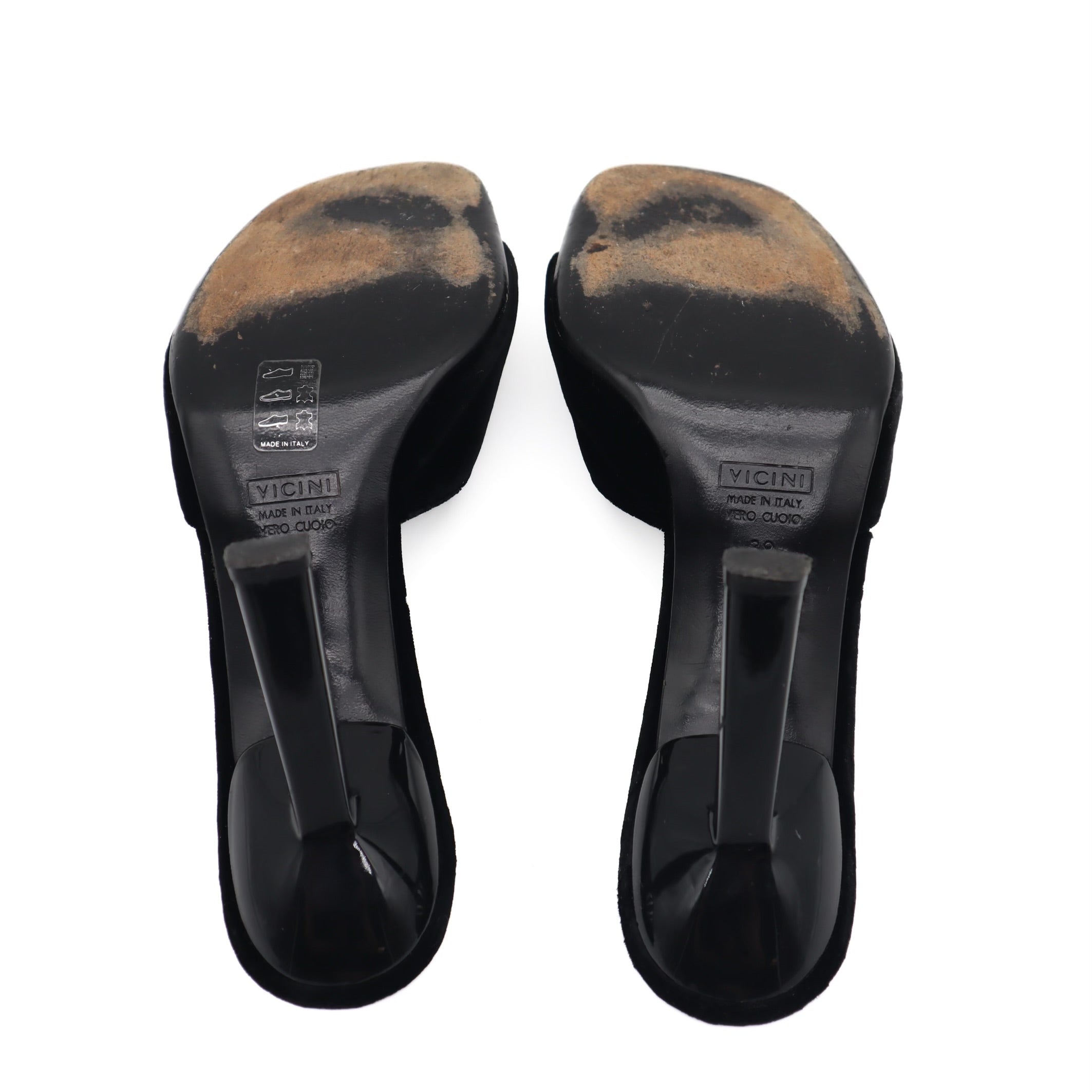 Vintage Y2K Dragonfly Velvet Heeled Slides Size 39