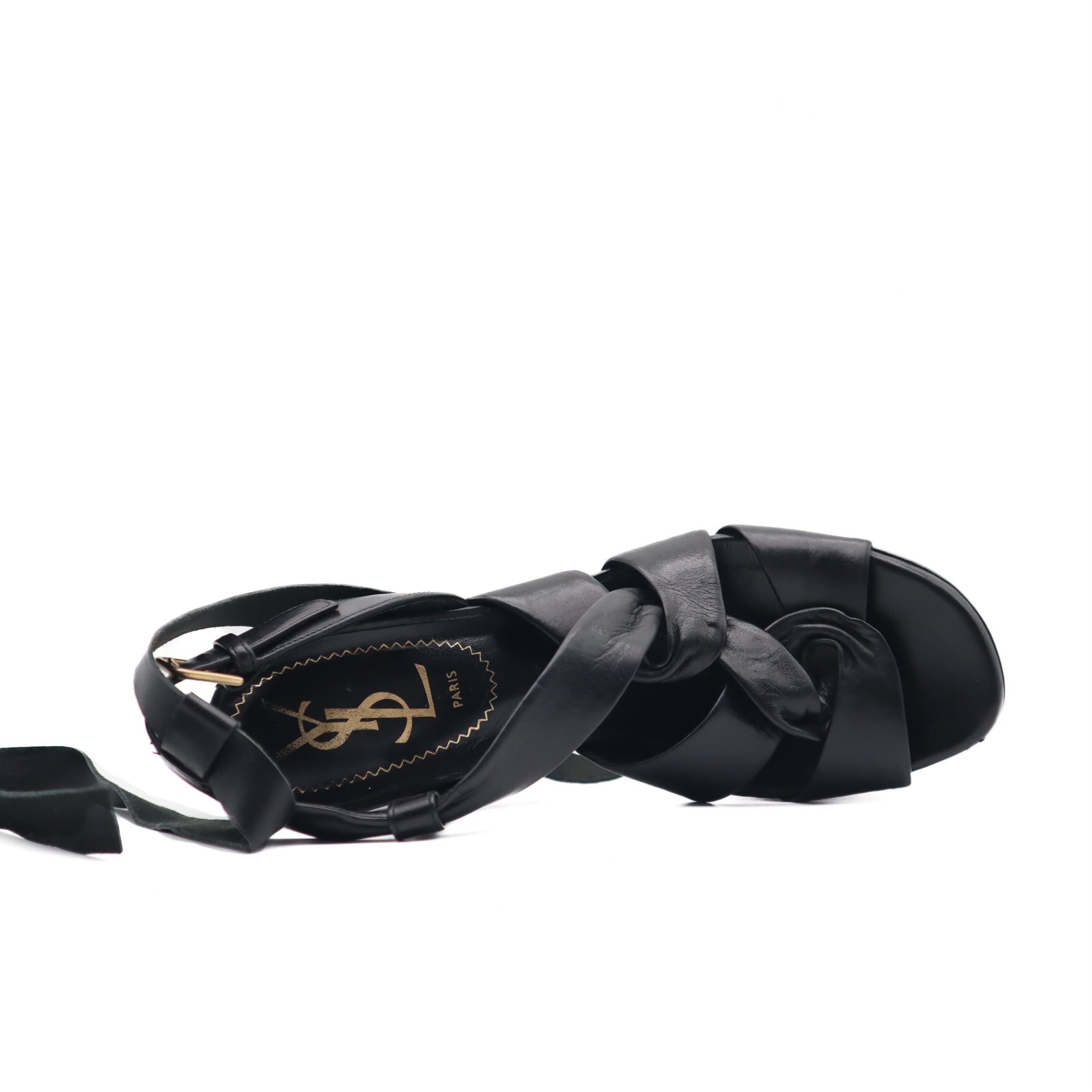 Platform Strappy Lace Up Sandals Size 35