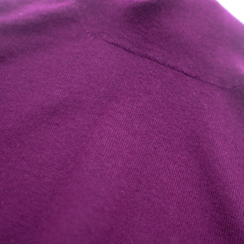 Plum Cashmere Turtleneck Sweater