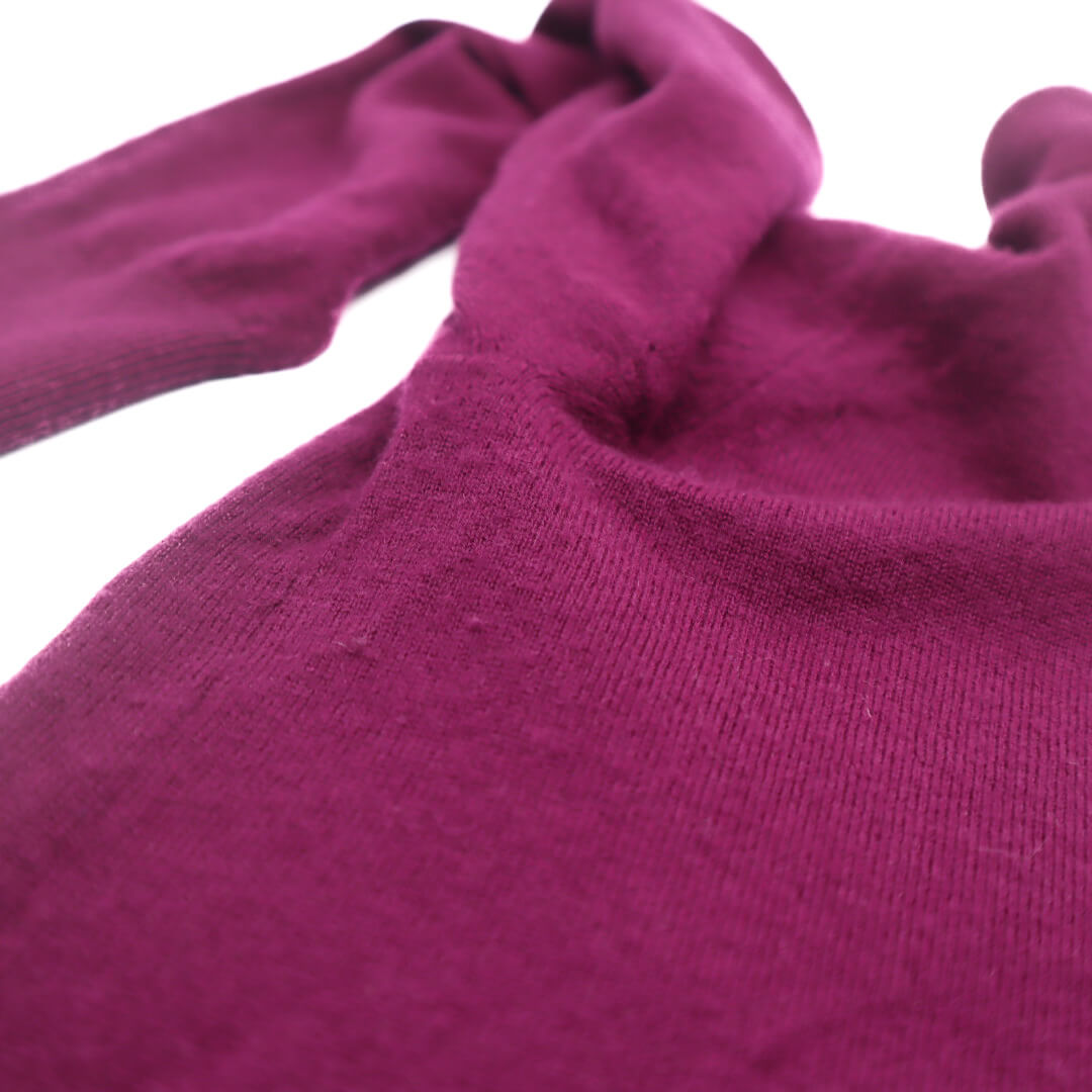 Plum Cashmere Turtleneck Sweater