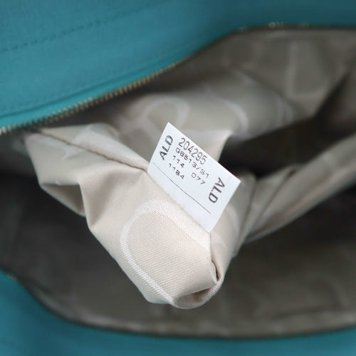 ÉPROUVÉE Furla Turquoise Saffiano Leather Carry All Tote Bag 