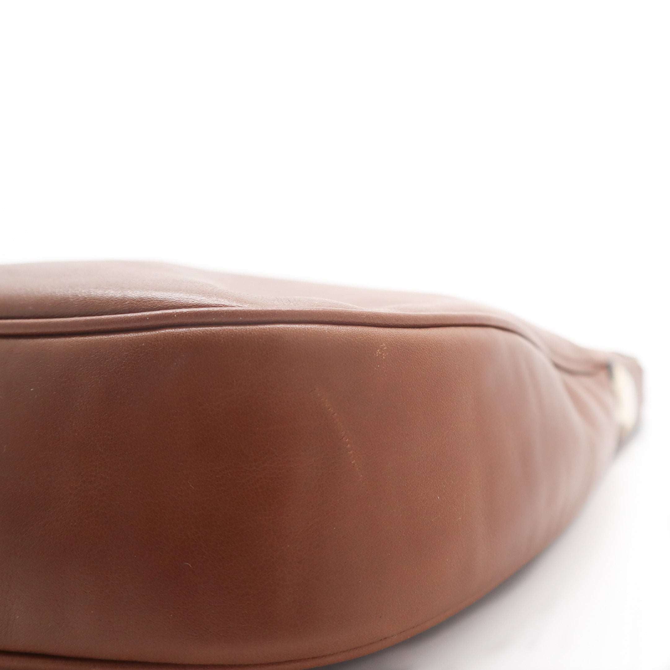 ÉPROUVÉE Gucci Charmy Cognac Smooth Leather Hobo Bag 