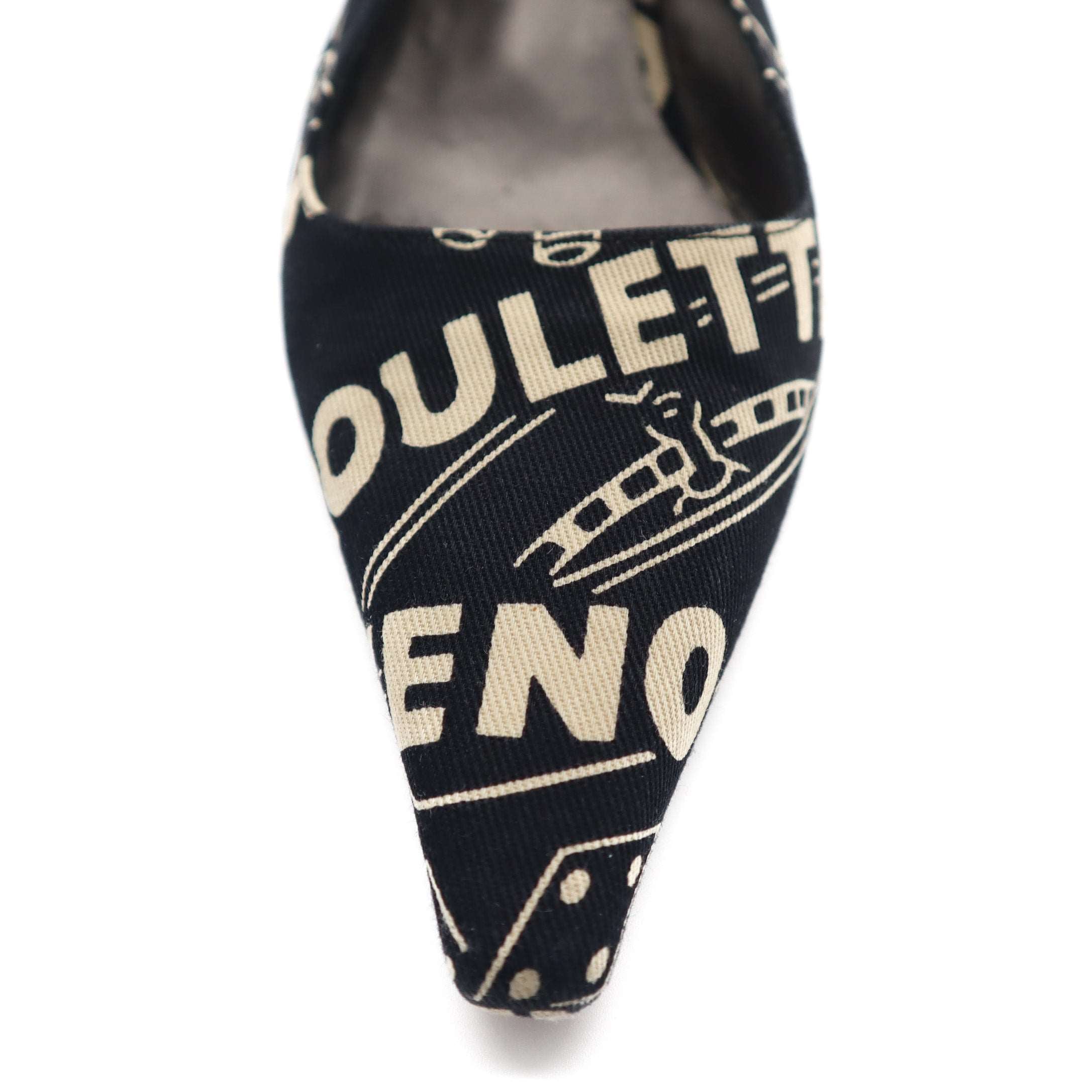 ÉPROUVÉE Giuseppe Zanotti Reno Roulette Cloth Slingback Pumps 