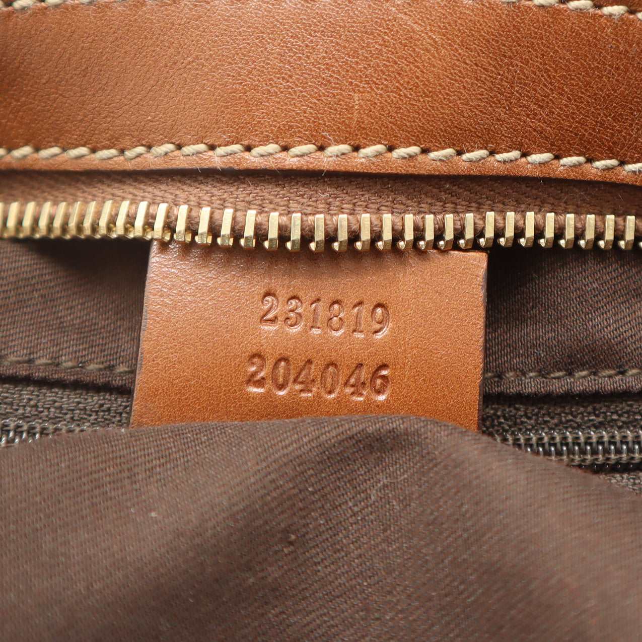 ÉPROUVÉE Gucci Charmy Cognac Smooth Leather Hobo Bag 