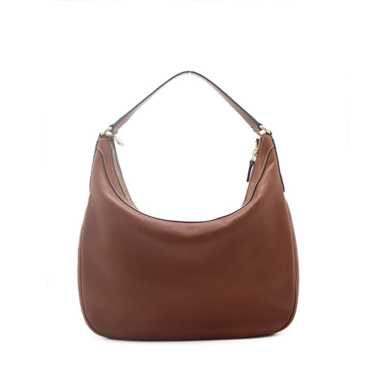 ÉPROUVÉE Gucci Charmy Cognac Smooth Leather Hobo Bag