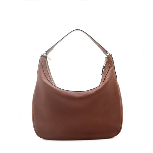 ÉPROUVÉE Gucci Charmy Cognac Smooth Leather Hobo Bag 