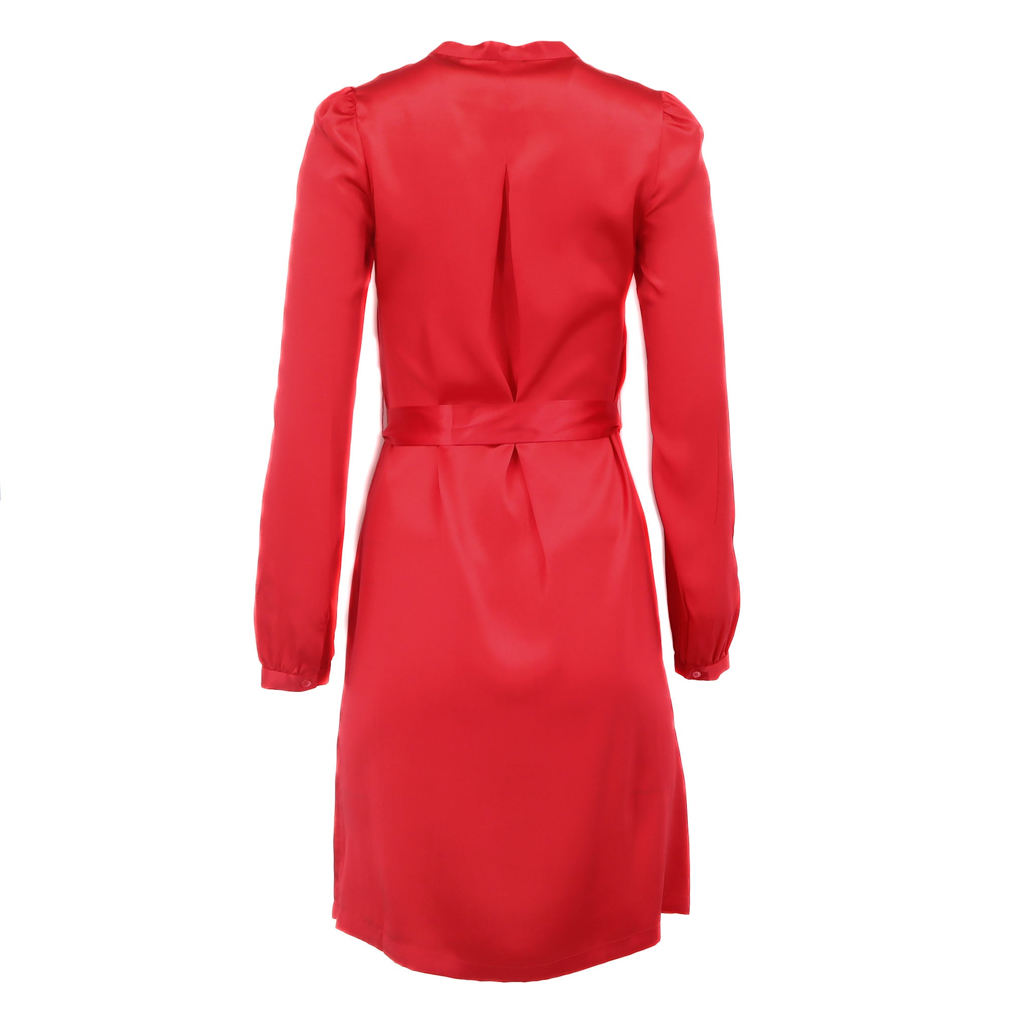 ted baker red long sleeve dress Dress Casual Midi By Ted Baker In Red, Size: S