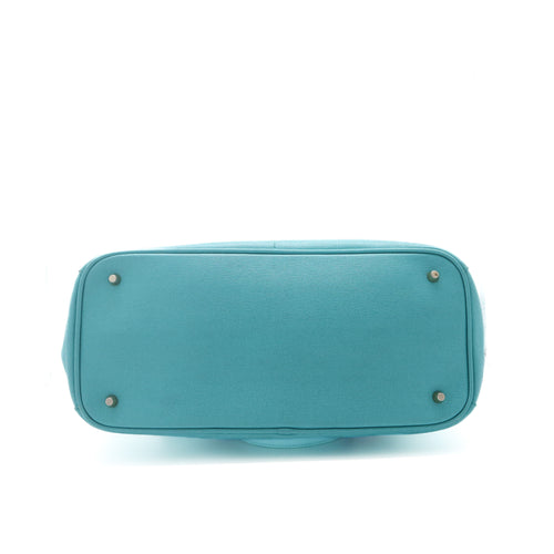 ÉPROUVÉE Furla Turquoise Saffiano Leather Carry All Tote Bag 