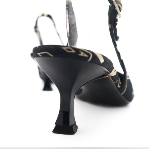 ÉPROUVÉE Giuseppe Zanotti Reno Roulette Cloth Slingback Pumps 