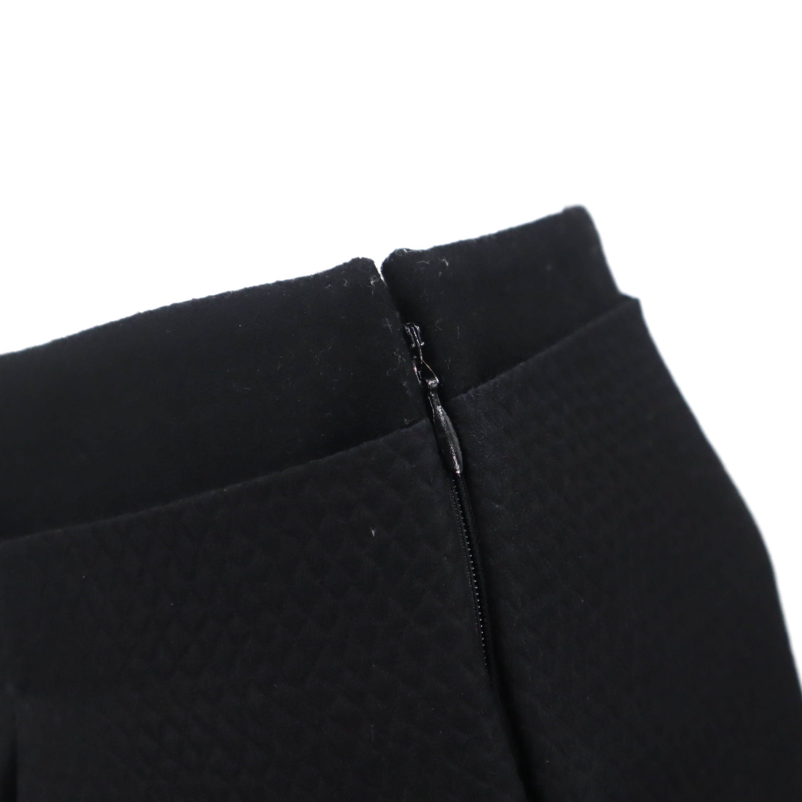 ÉPROUVÉE ÉPROUVÉE Black Wool Layered Pleated Mini Skirt 