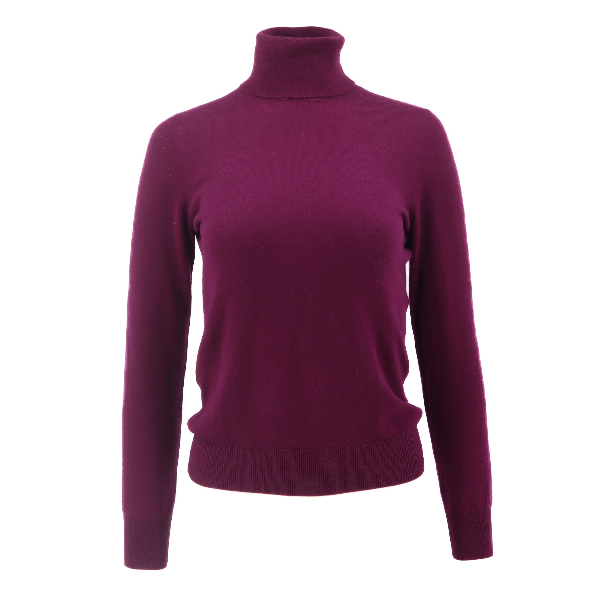 ÉPROUVÉE Lori Piana Plum Cashmere Turtleneck Sweater 